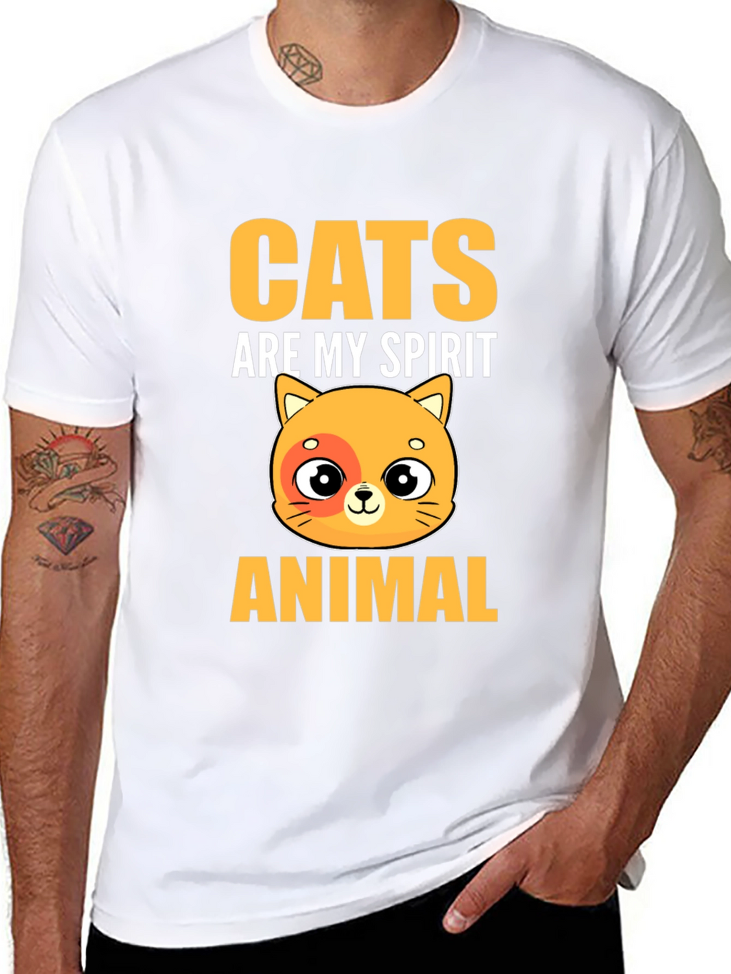 Cats Are My Spirit Animal T-Shirt