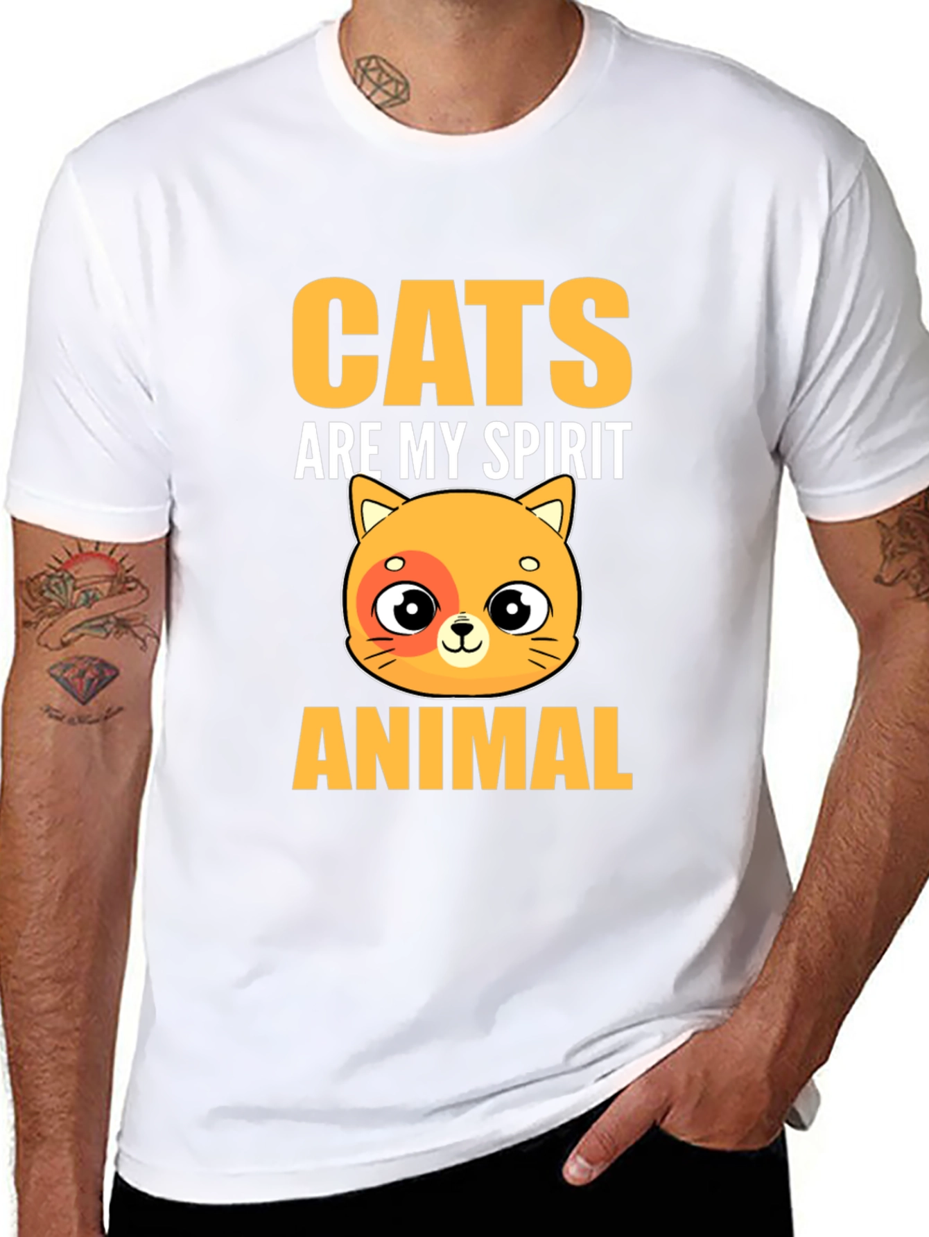 Cats Are My Spirit Animal T-Shirt