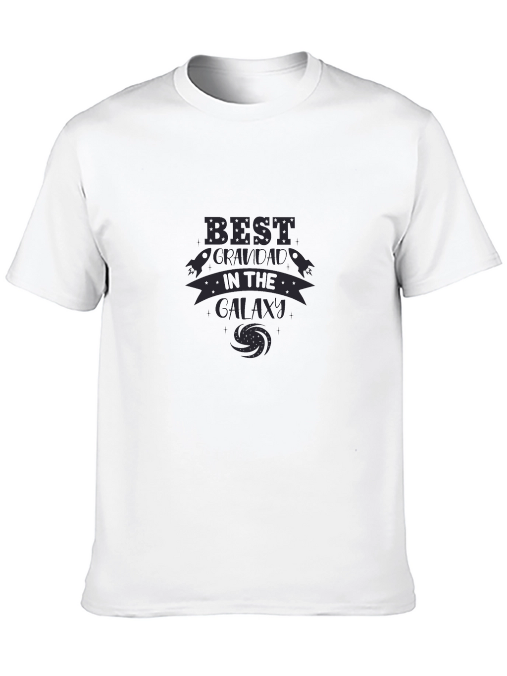 Best Grandad in the Galaxy T-Shirt - Black