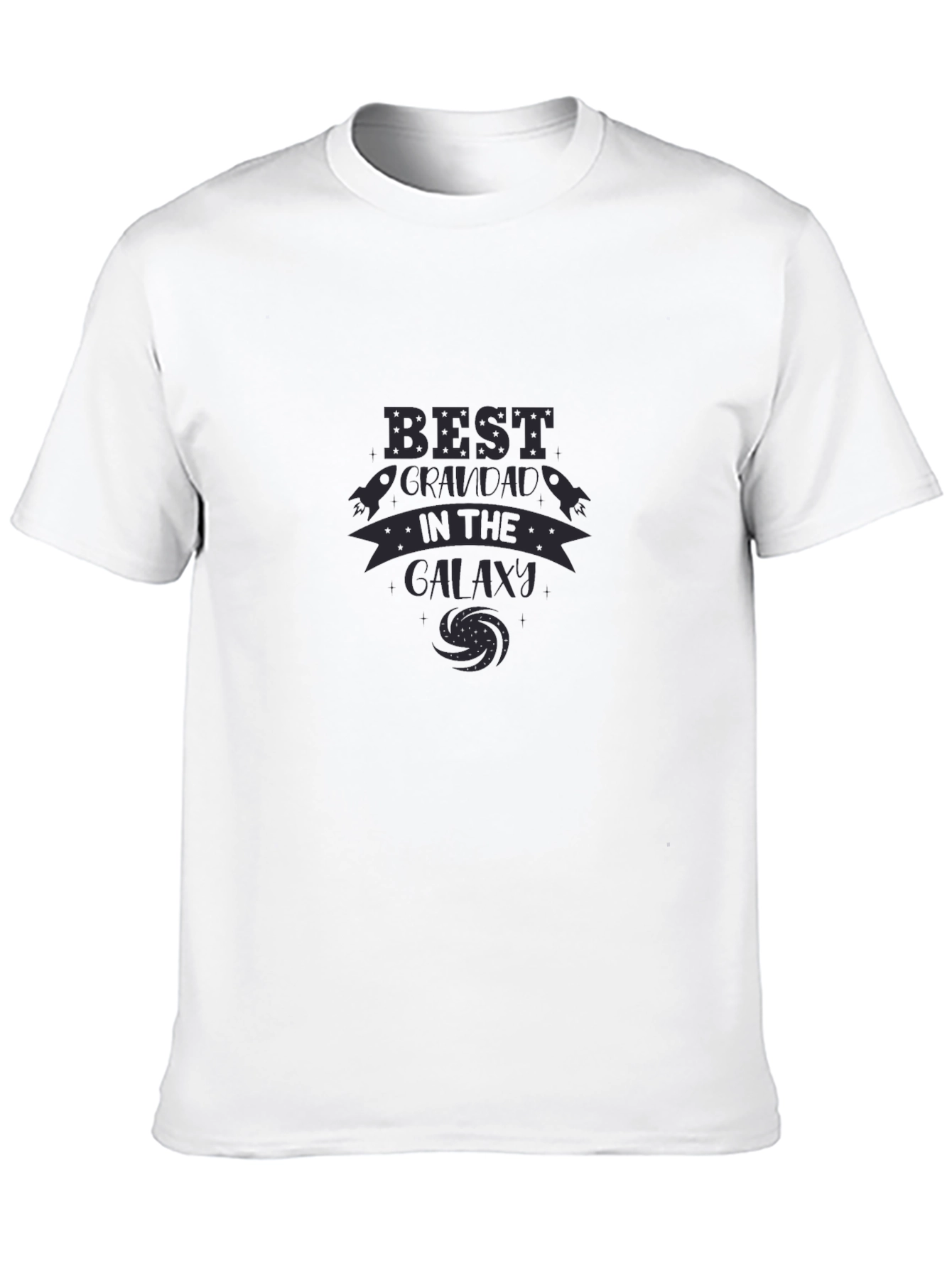 Best Grandad in the Galaxy T-Shirt - Black