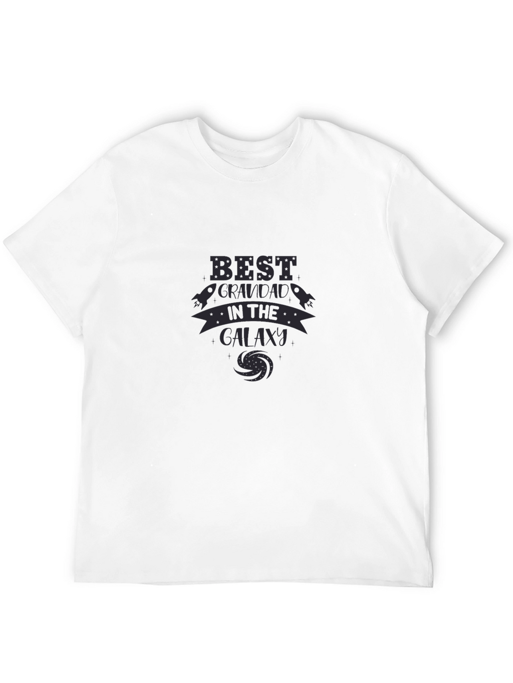 Best Grandad in the Galaxy T-Shirt - Black