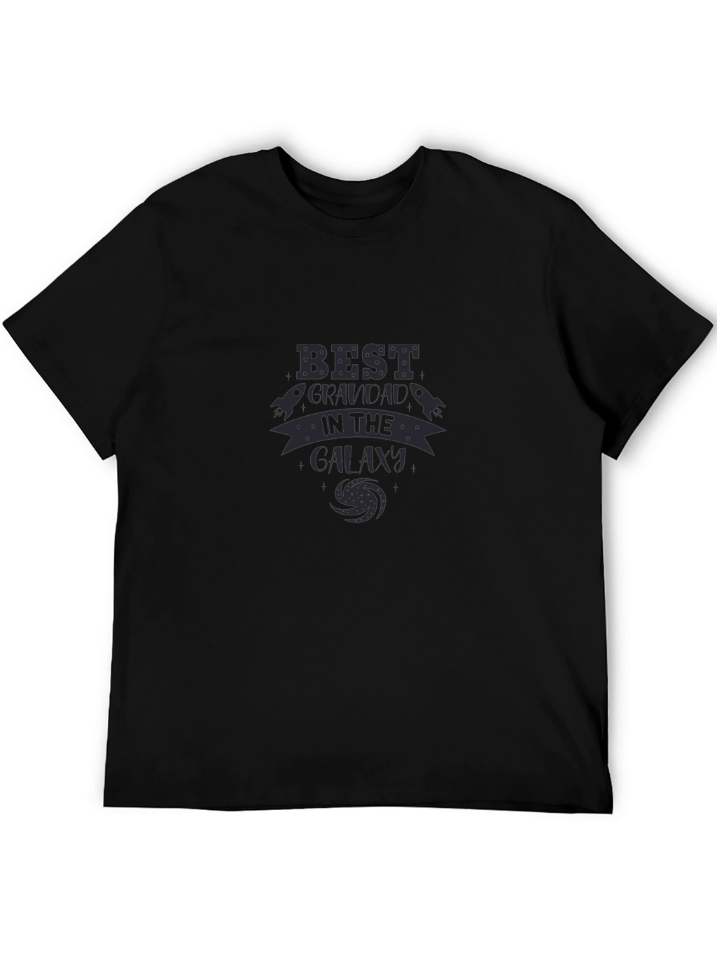 Best Grandad in the Galaxy T-Shirt - Black