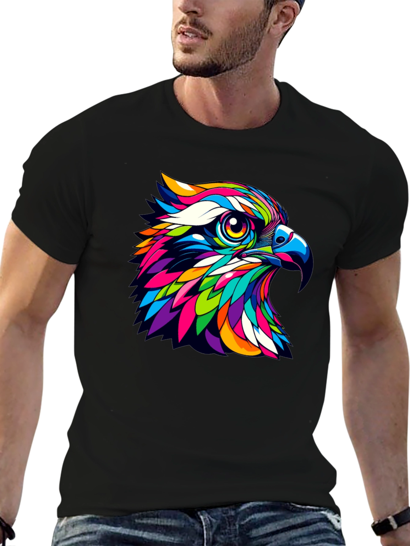 Bold Graphic Eagle T-Shirt