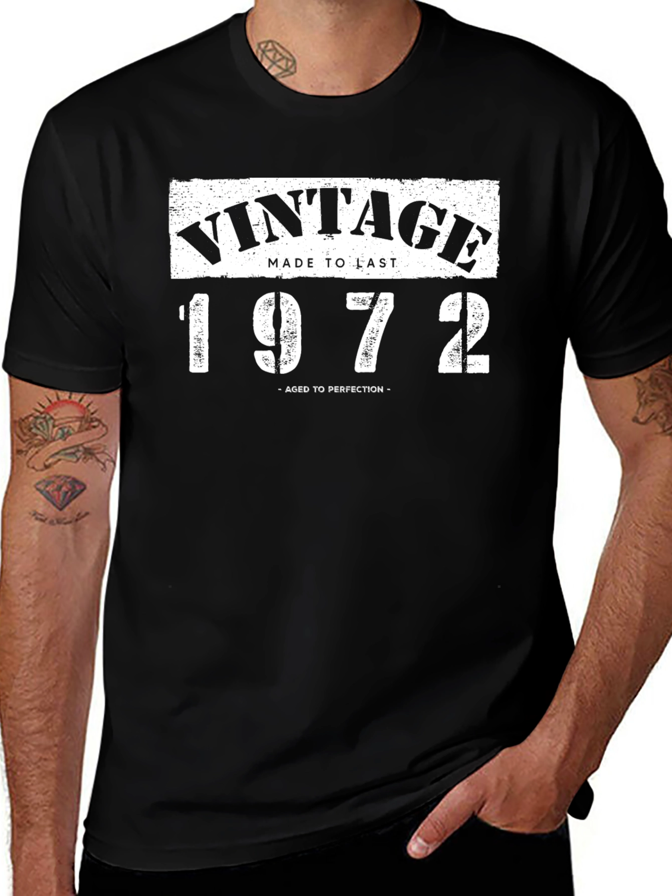 Vintage 1972 T-Shirt - Aged to Perfection