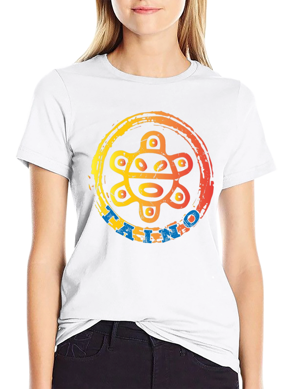 Taino Sun Symbol Graphic T-Shirt