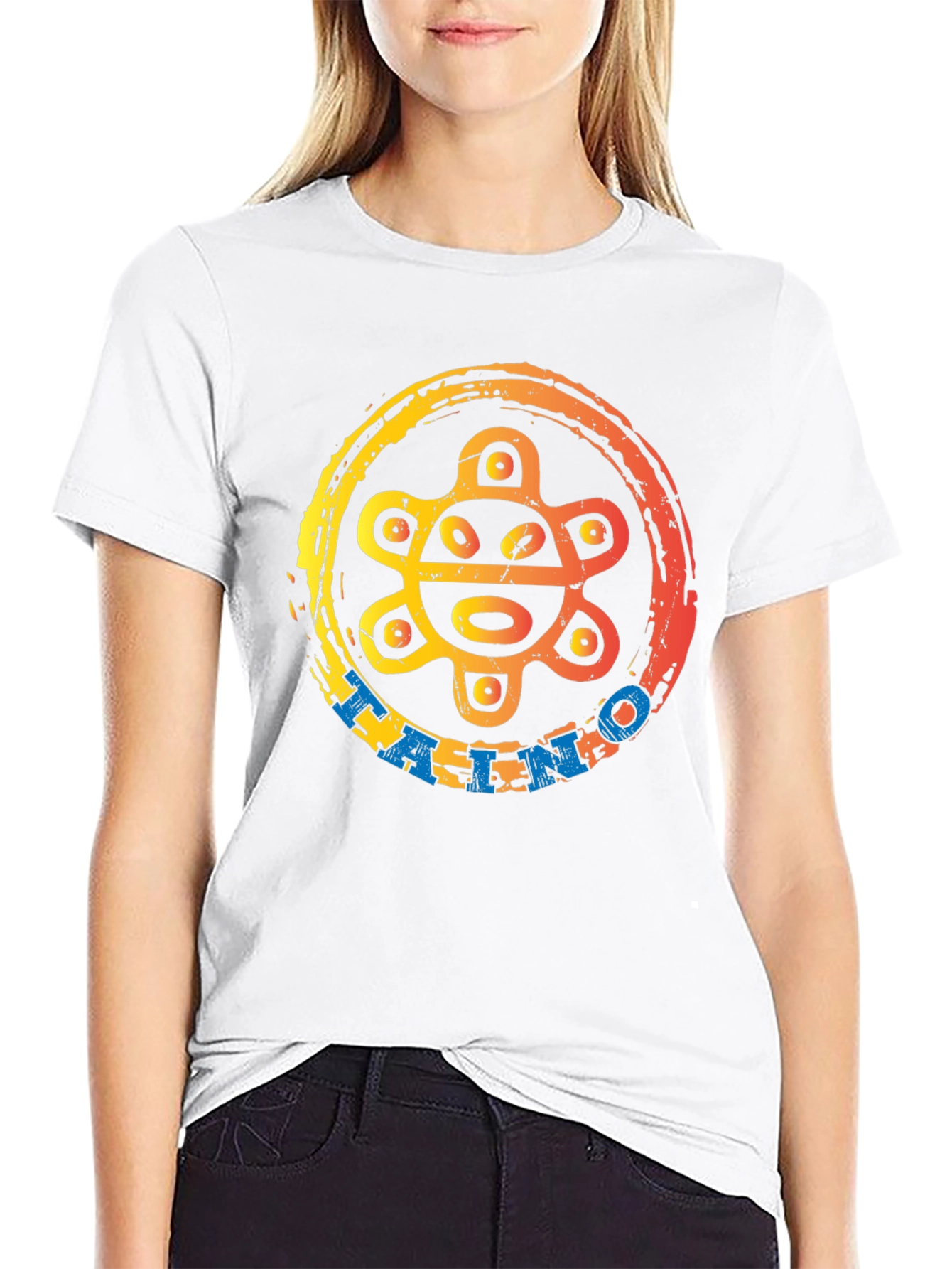 Taino Sun Symbol Graphic T-Shirt
