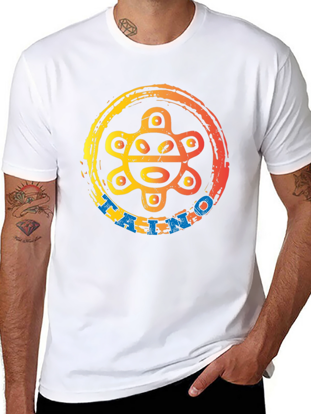 Taino Sun Symbol Graphic T-Shirt