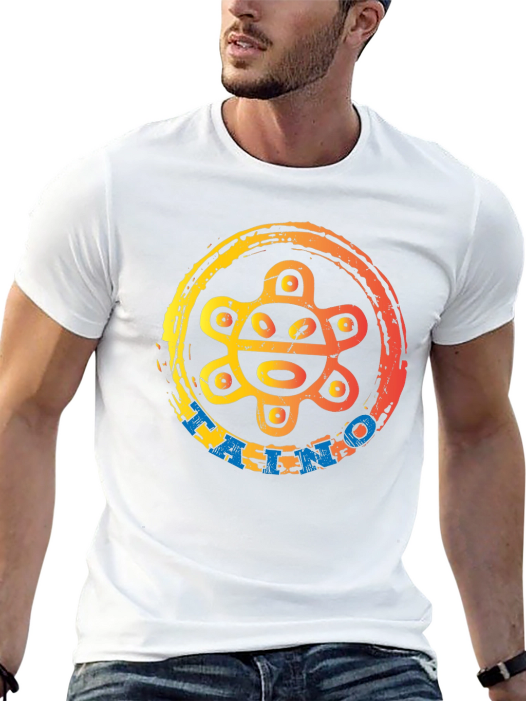 Taino Sun Symbol Graphic T-Shirt