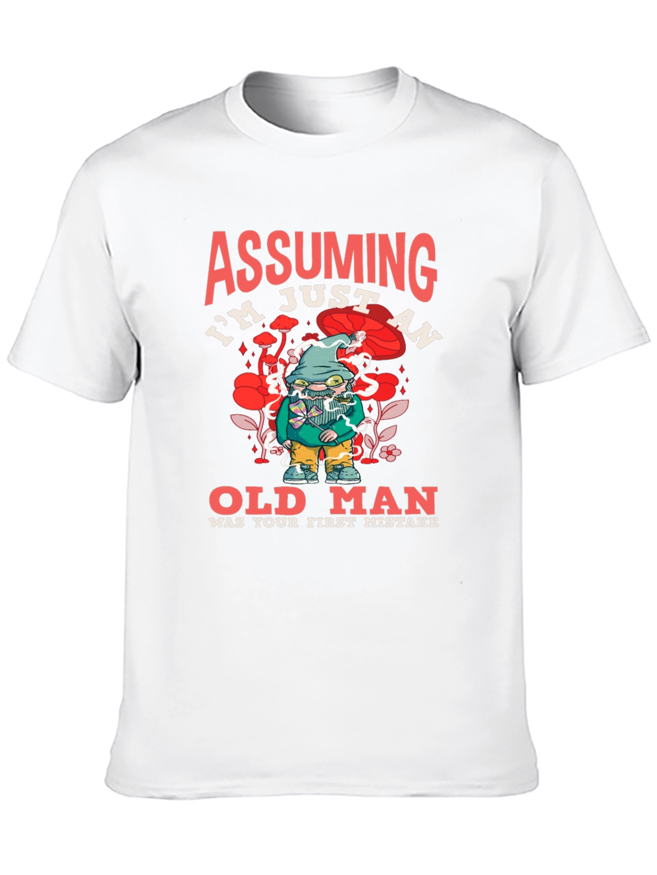 Assuming Im Just an Old Man Black T-Shirt