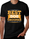 Best Dog Groomer T-Shirt - Funny Pet Grooming Apparel