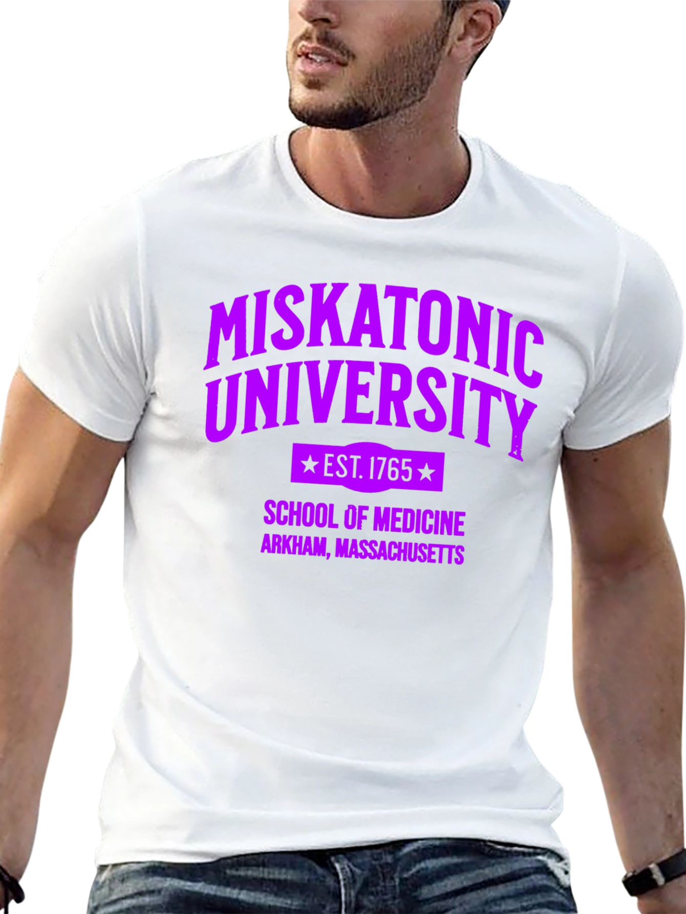 Miskatonic University School of Medicine Black T-Shirt