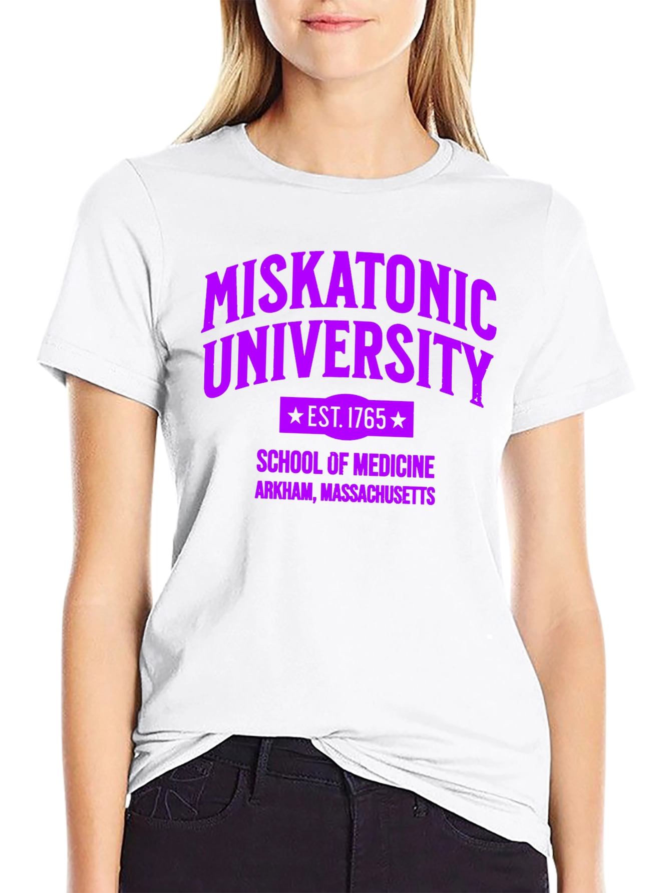 Miskatonic University School of Medicine Black T-Shirt