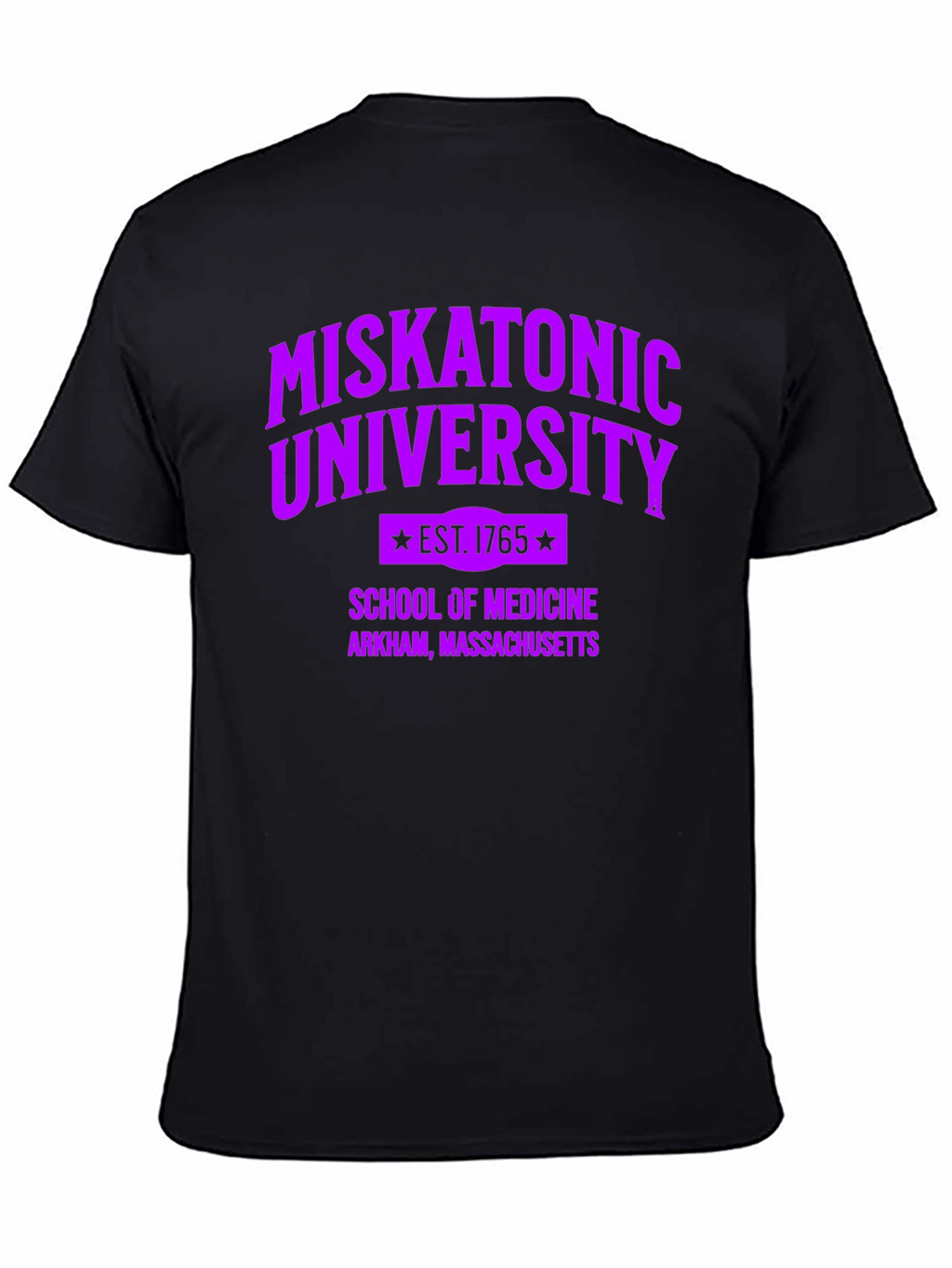 Miskatonic University School of Medicine Black T-Shirt