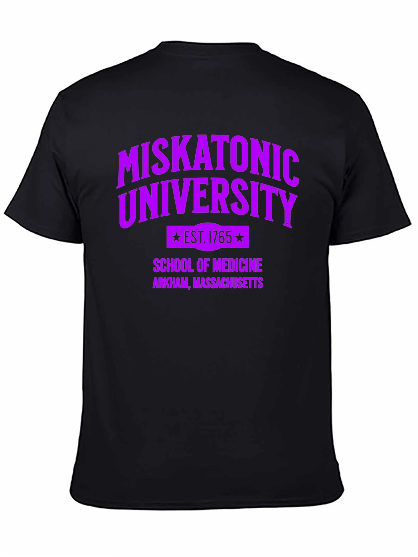 Miskatonic University School of Medicine Black T-Shirt