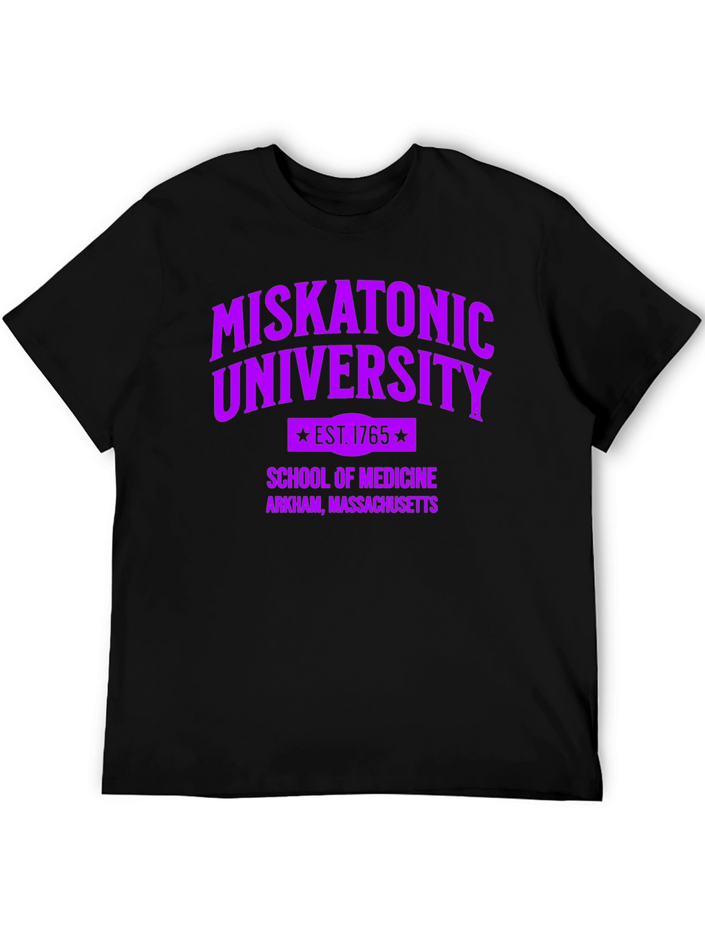 Miskatonic University School of Medicine Black T-Shirt