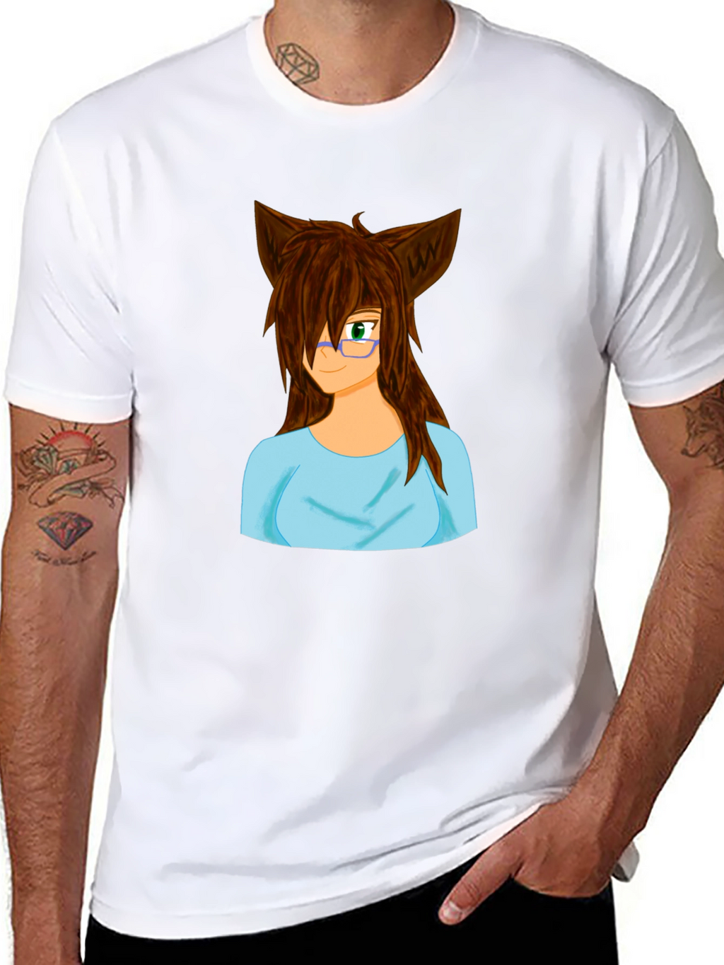 Anime Girl Graphic Tee - Unique Style