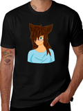 Anime Girl Graphic Tee - Unique Style