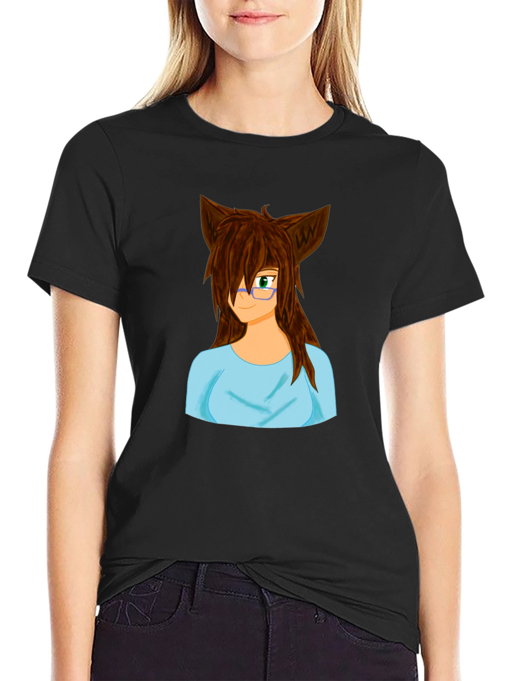 Anime Girl Graphic Tee - Unique Style