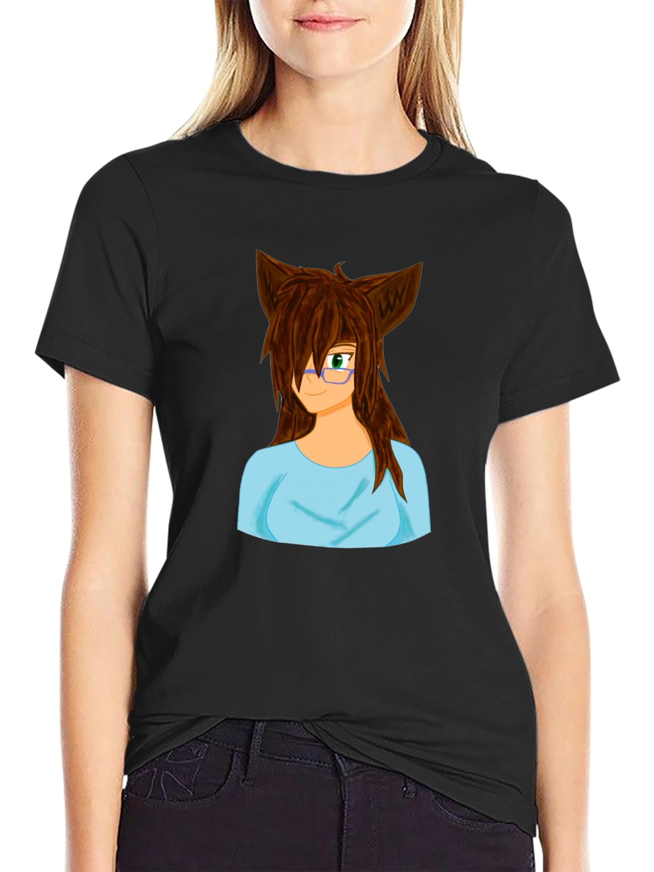 Anime Girl Graphic Tee - Unique Style
