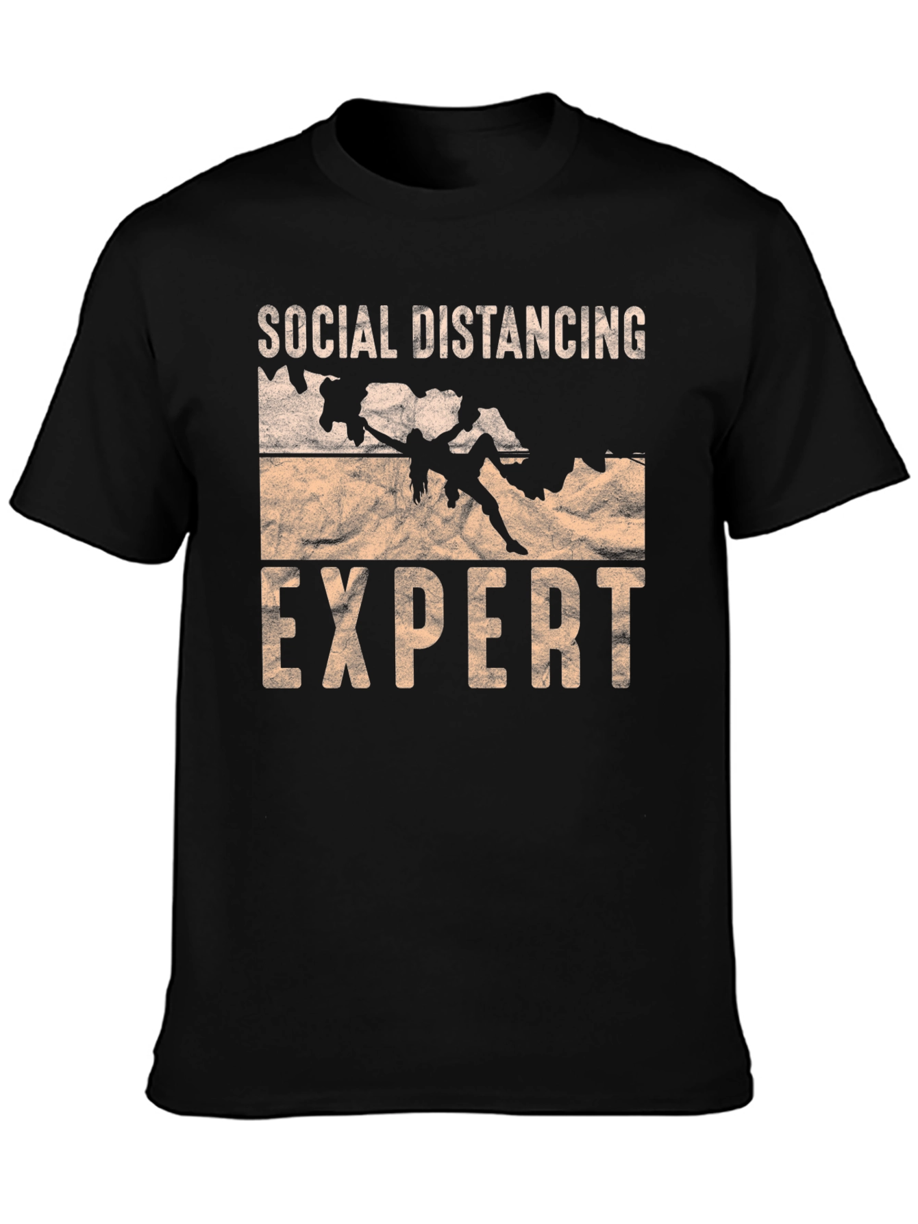 Social Distancing Expert Climbing T-Shirt