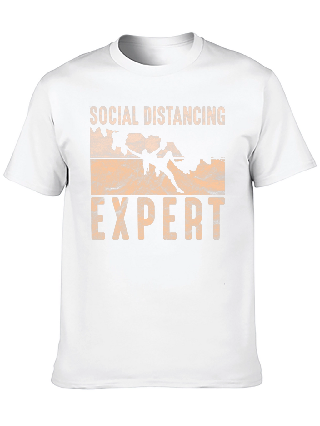 Social Distancing Expert Climbing T-Shirt