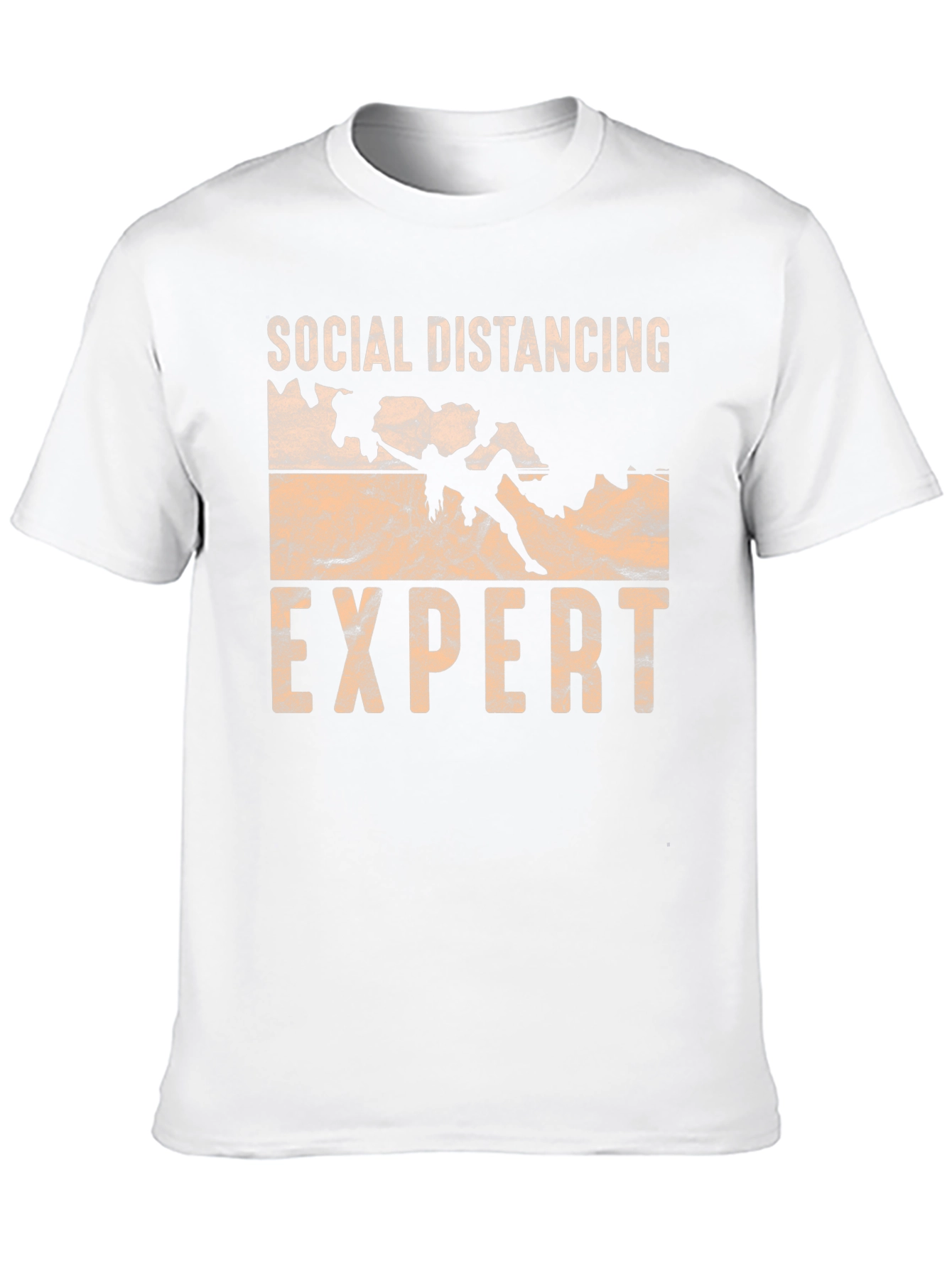 Social Distancing Expert Climbing T-Shirt