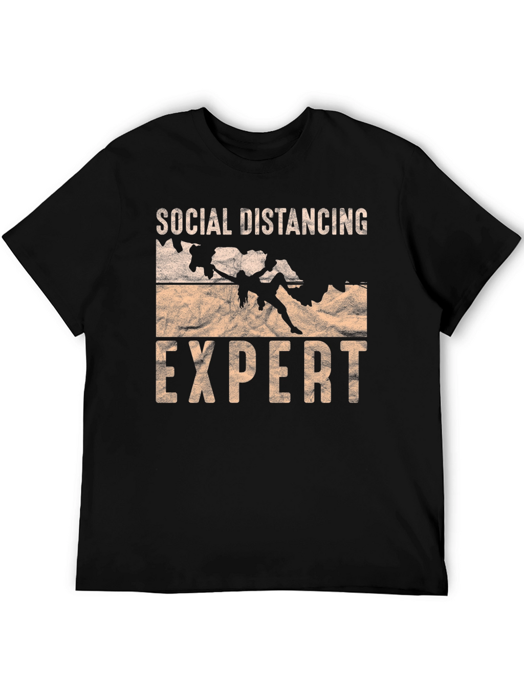 Social Distancing Expert Climbing T-Shirt