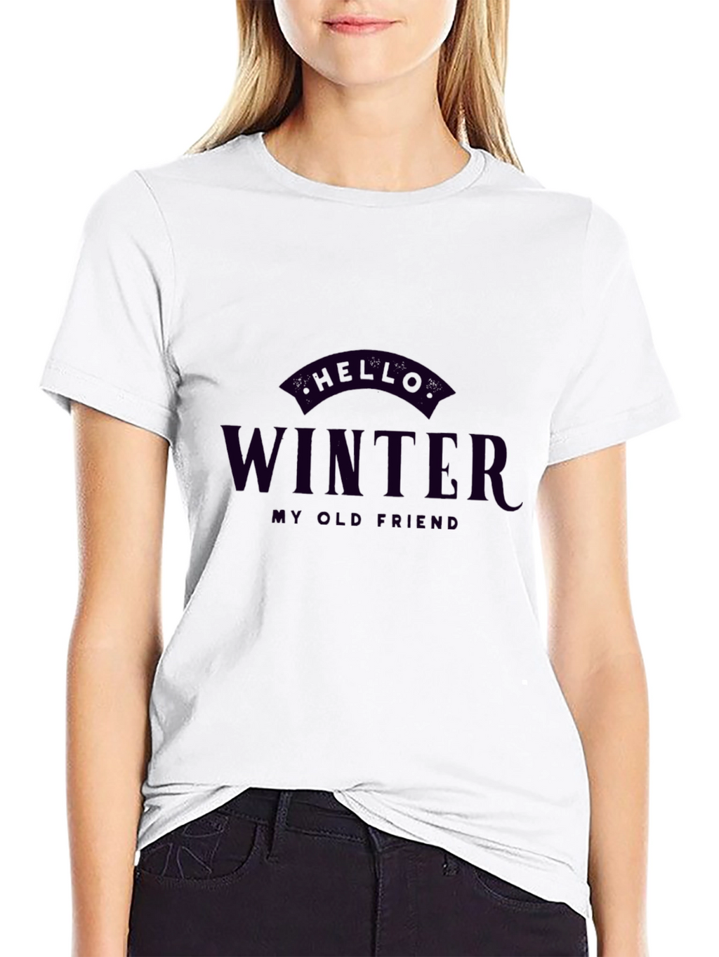 Hello Winter T-Shirt - Unisex Graphic Tee