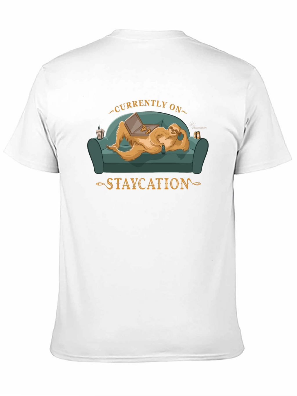 Staycation Mode Sloth T-Shirt