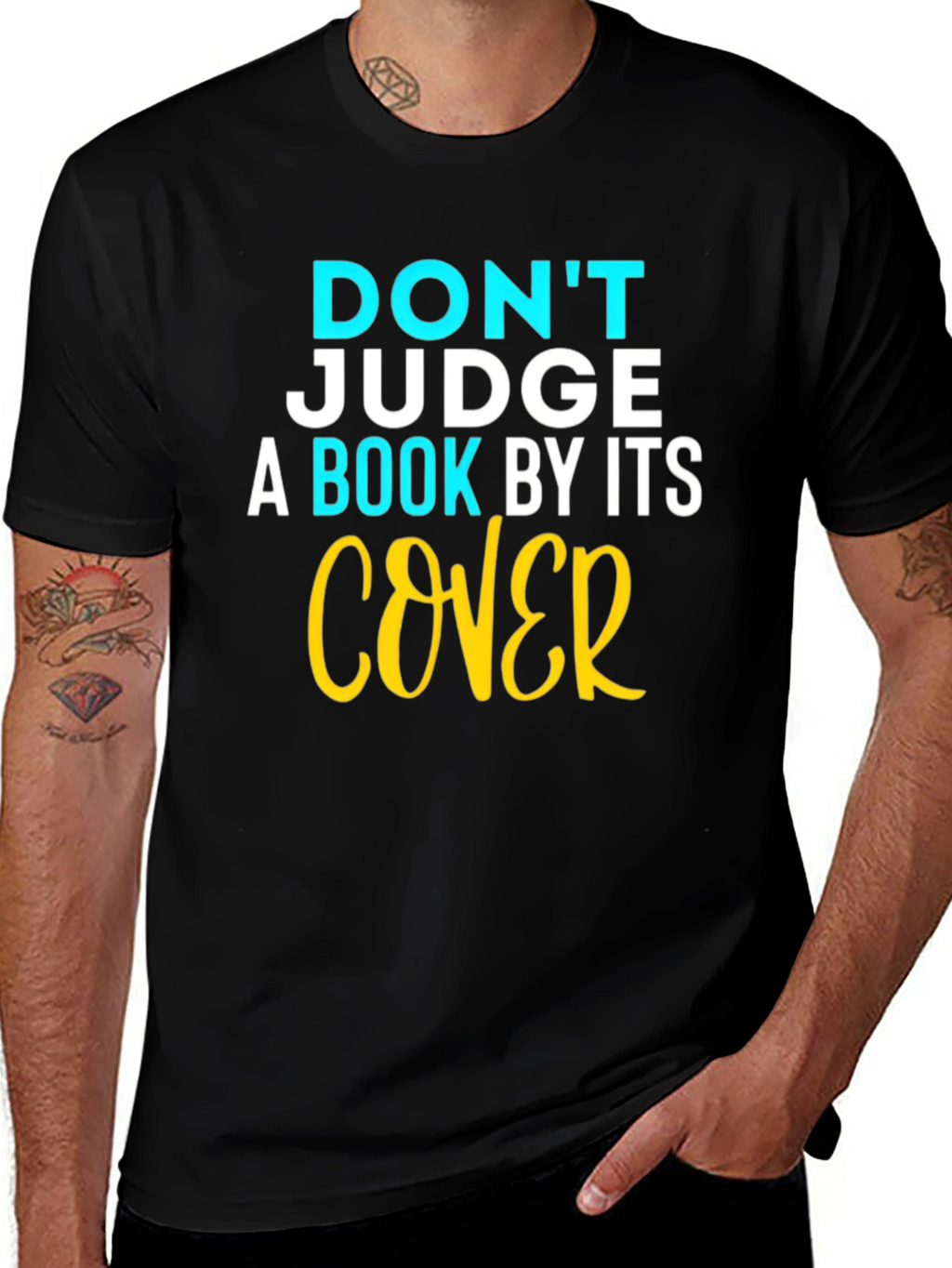 Dont Judge a Book Cover T-Shirt