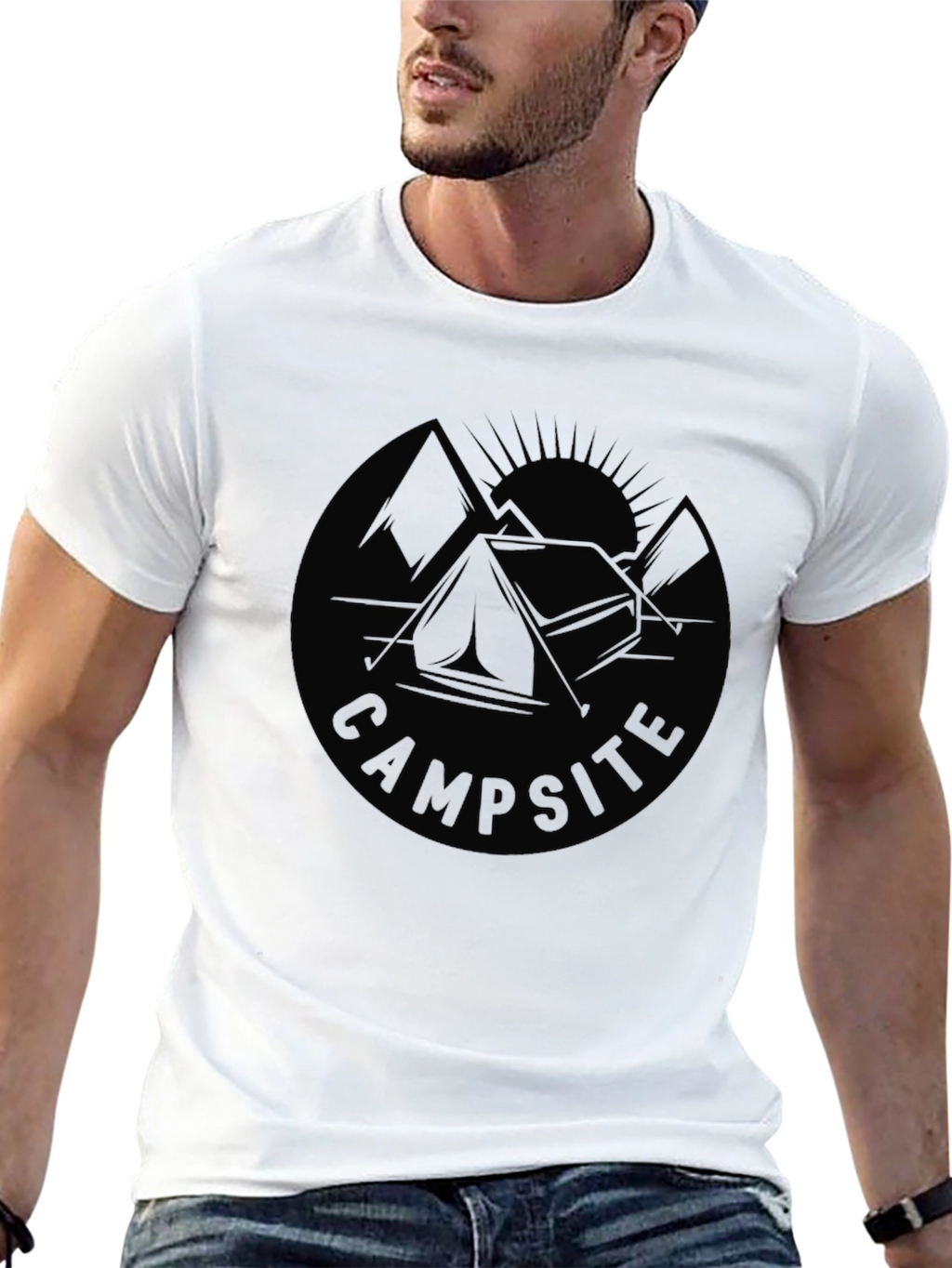 Campsite Adventure T-Shirt - Nature Inspired Graphic Tee