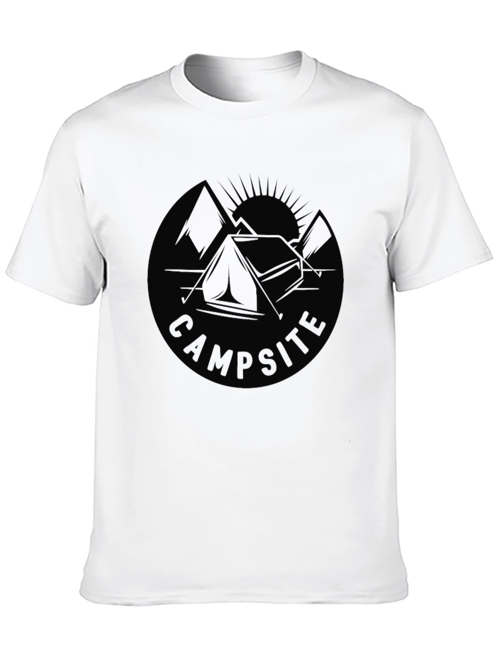Campsite Adventure T-Shirt - Nature Inspired Graphic Tee