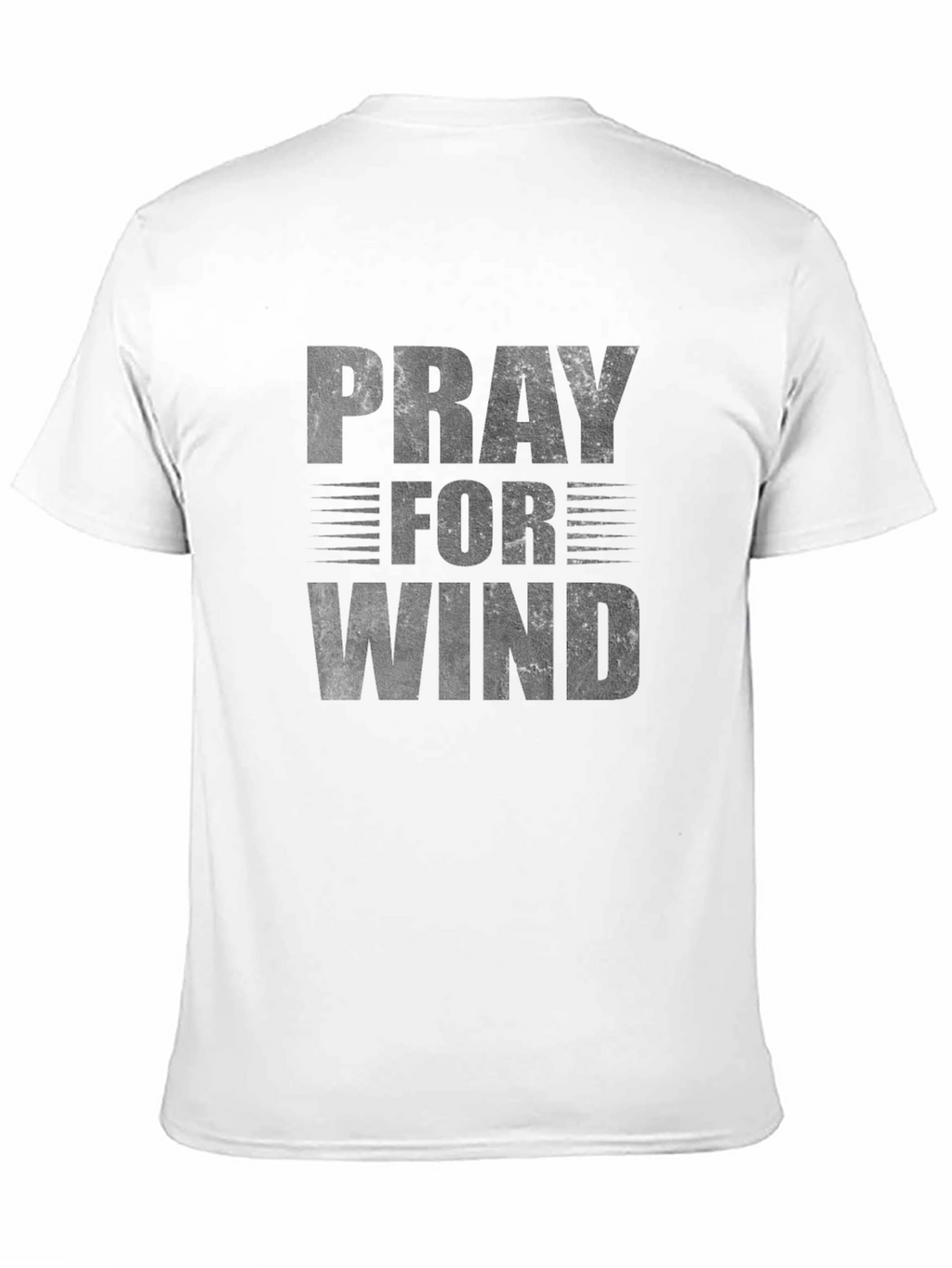 Pray For Wind Black Graphic Tee
