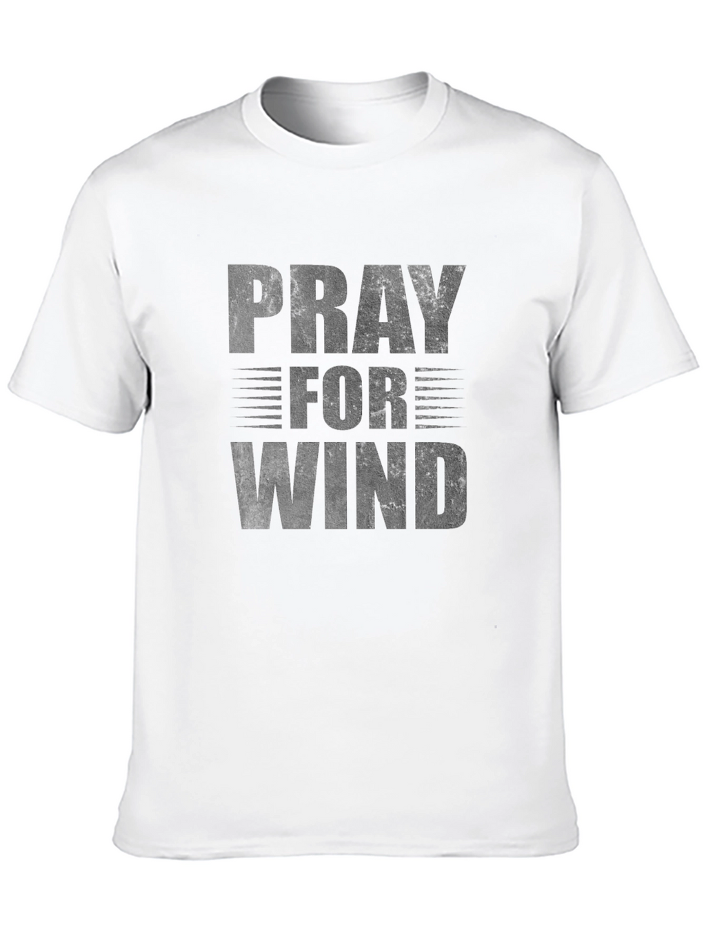 Pray For Wind Black Graphic Tee