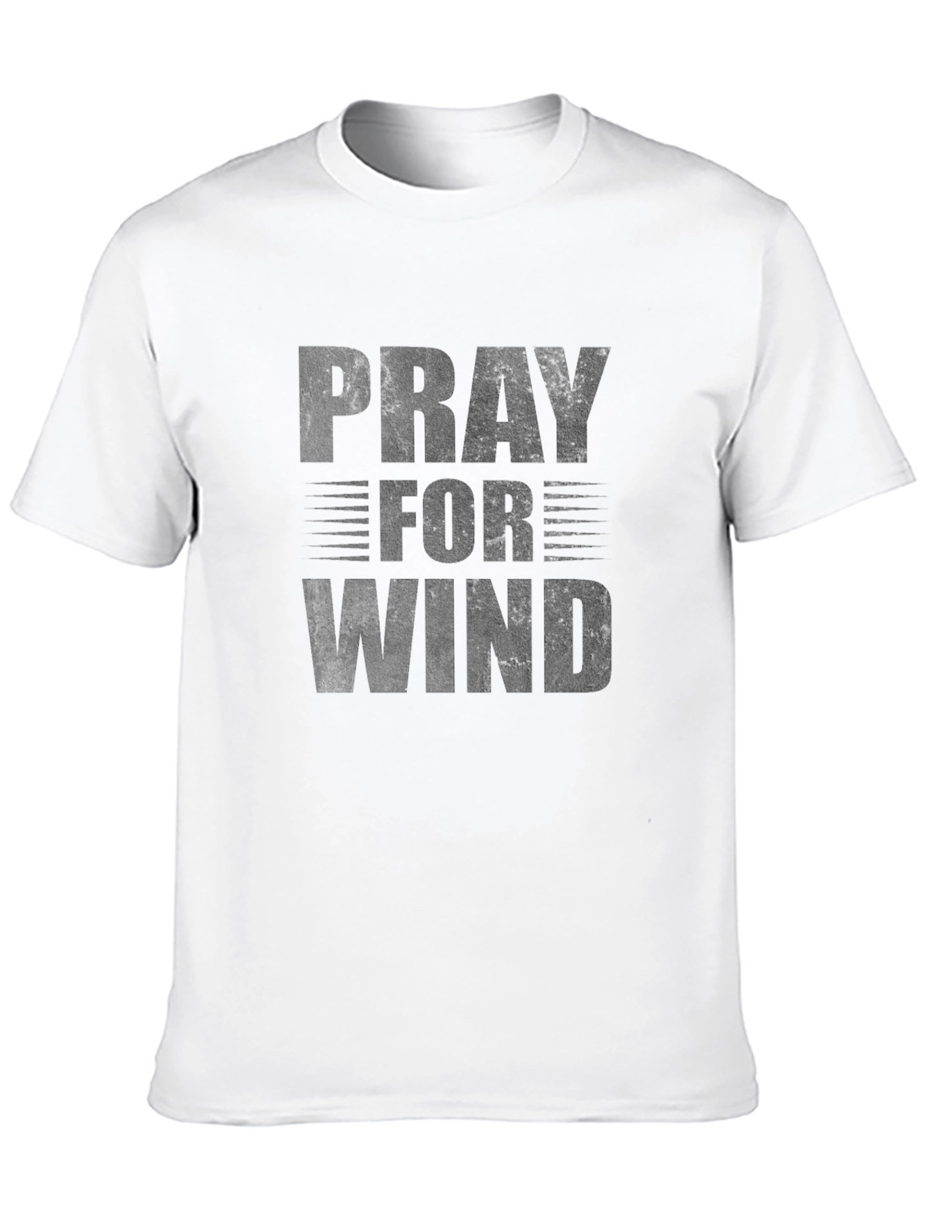 Pray For Wind Black Graphic Tee