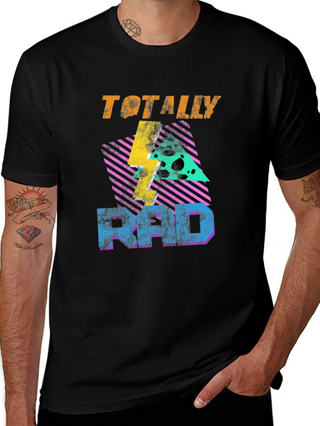 Totally Rad 80s Style Graphic Tee