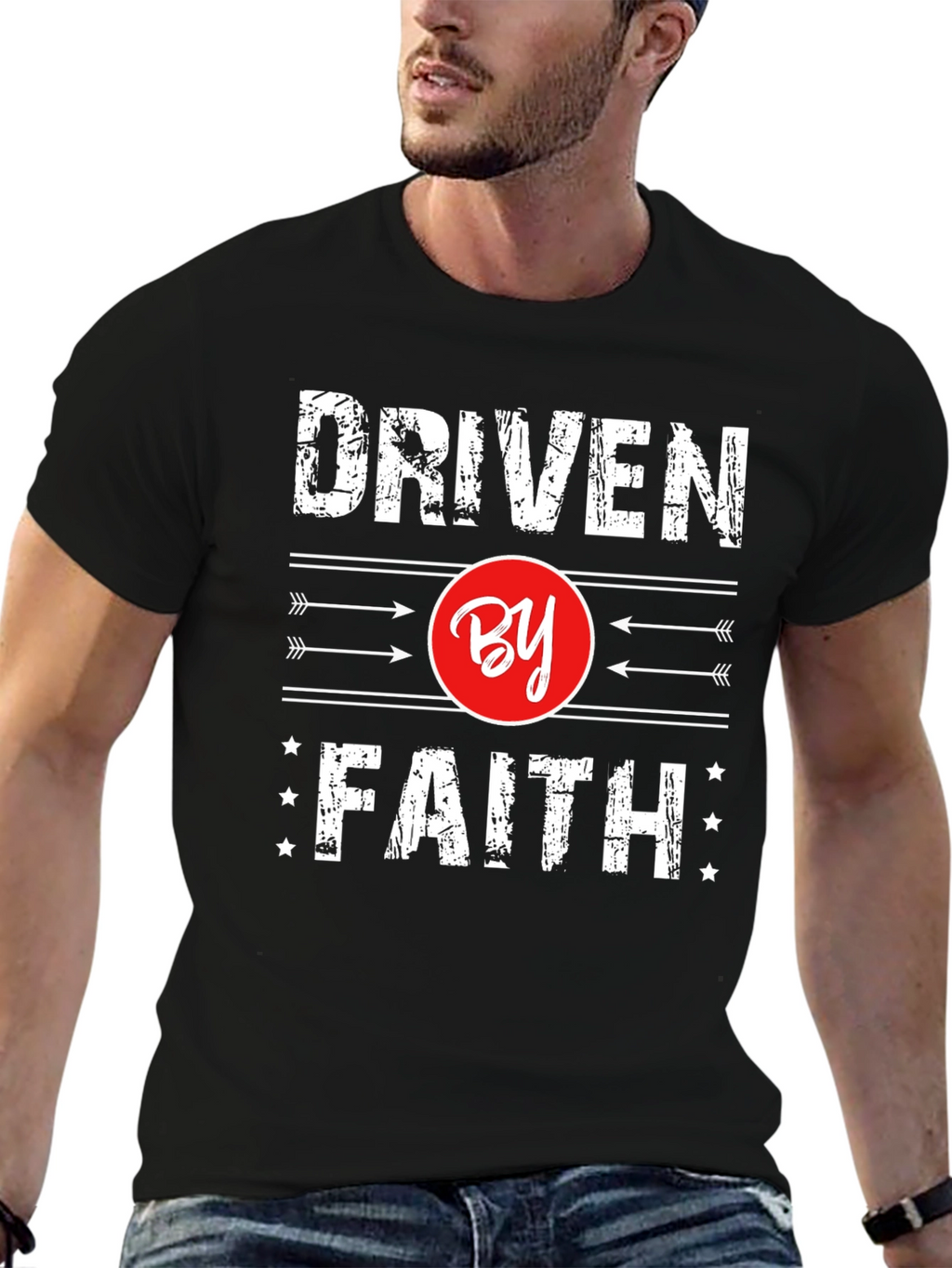Driven By Faith Graphic T-Shirt