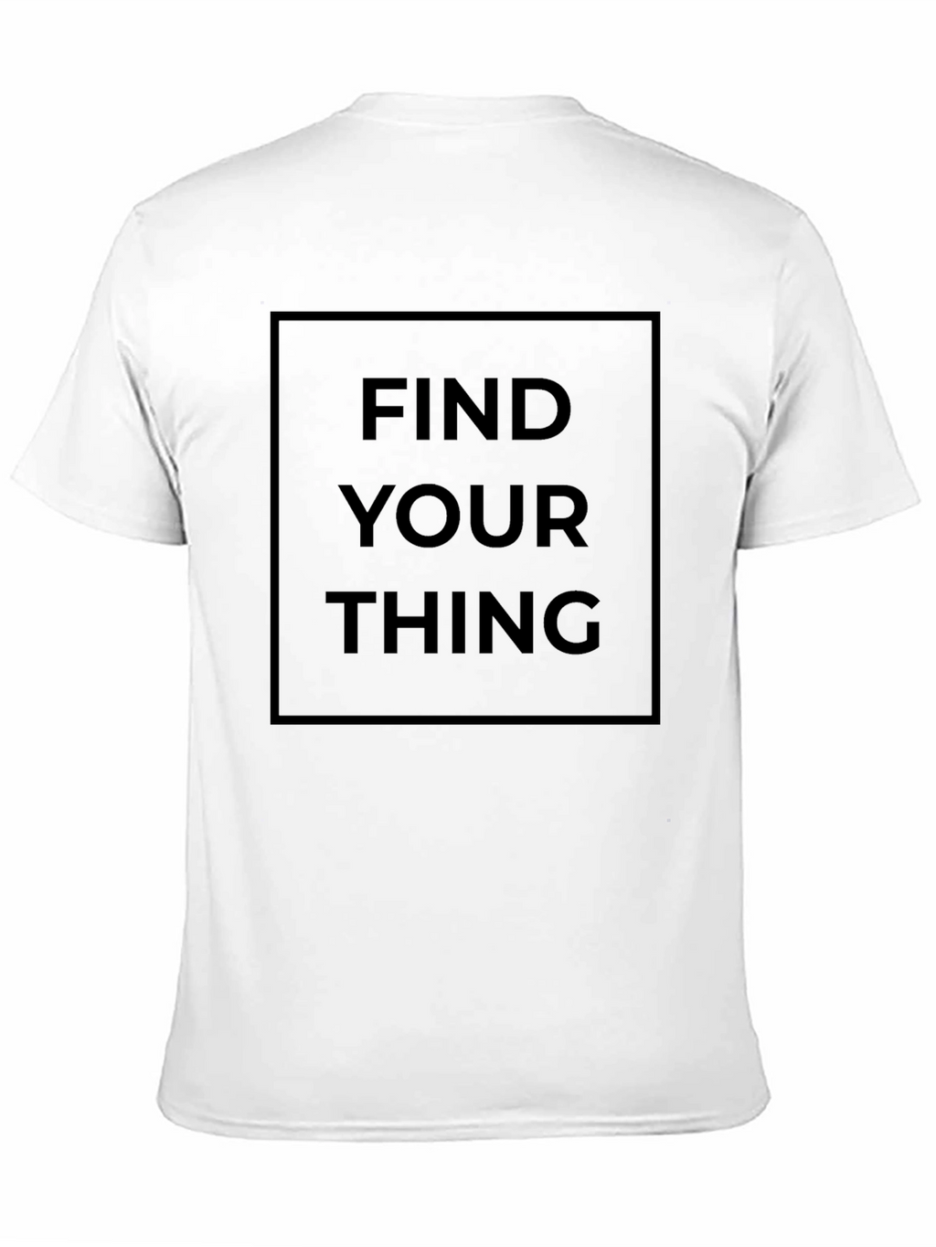 Find Your Thing Black T-Shirt