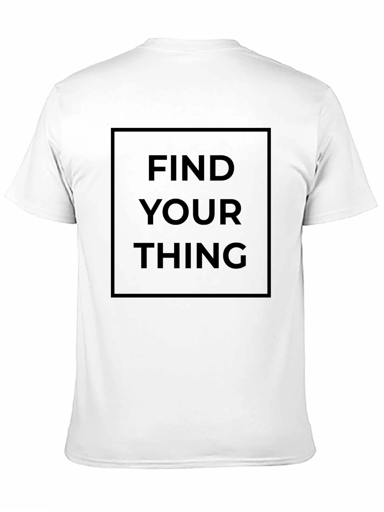 Find Your Thing Black T-Shirt