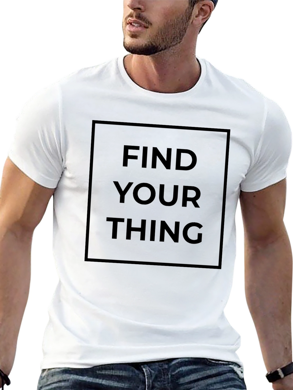 Find Your Thing Black T-Shirt