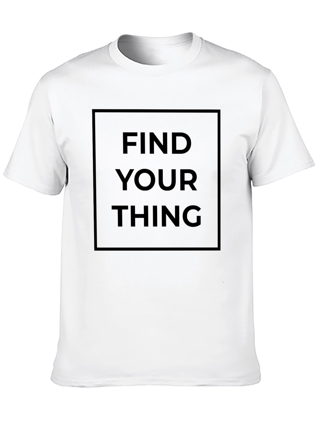 Find Your Thing Black T-Shirt