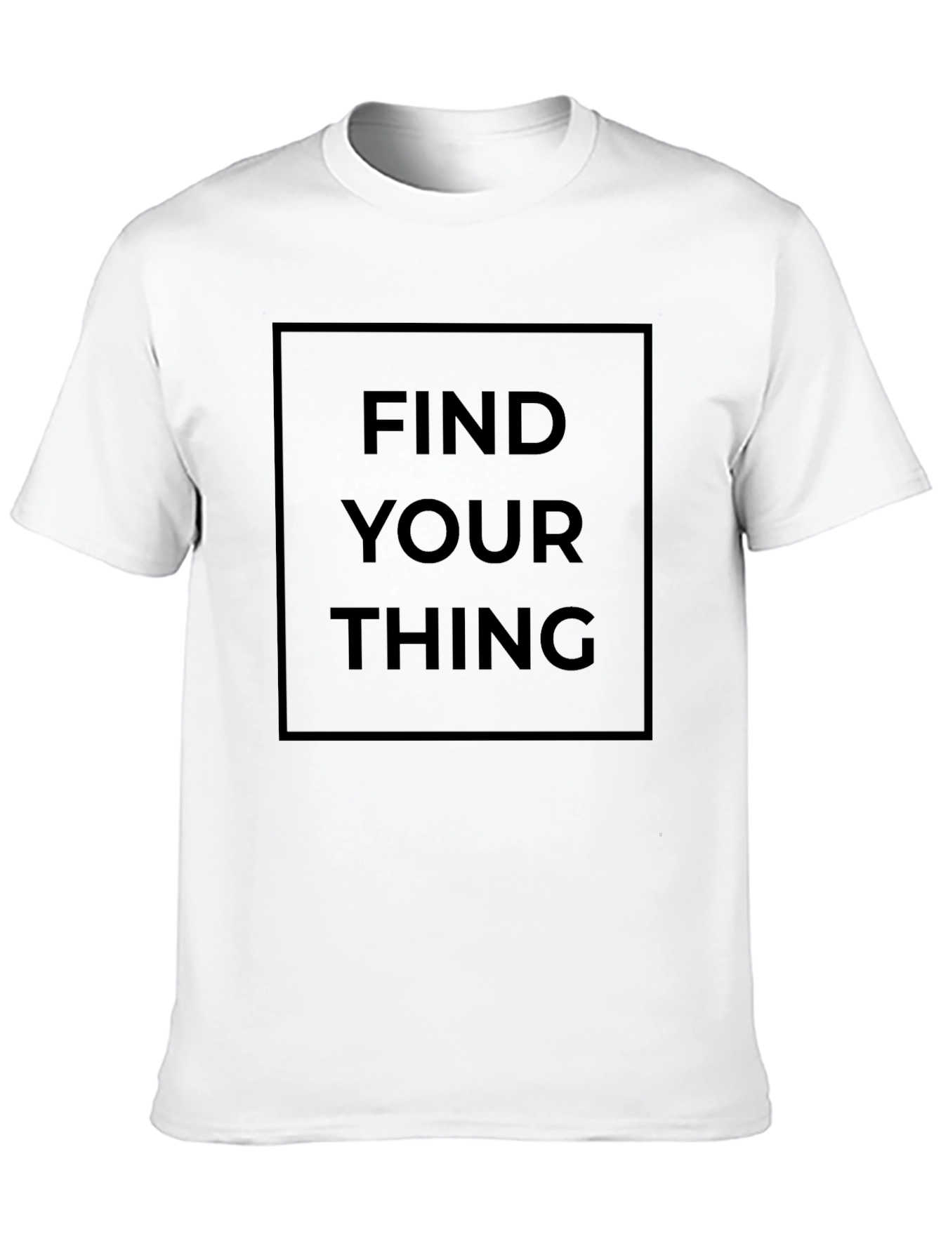 Find Your Thing Black T-Shirt