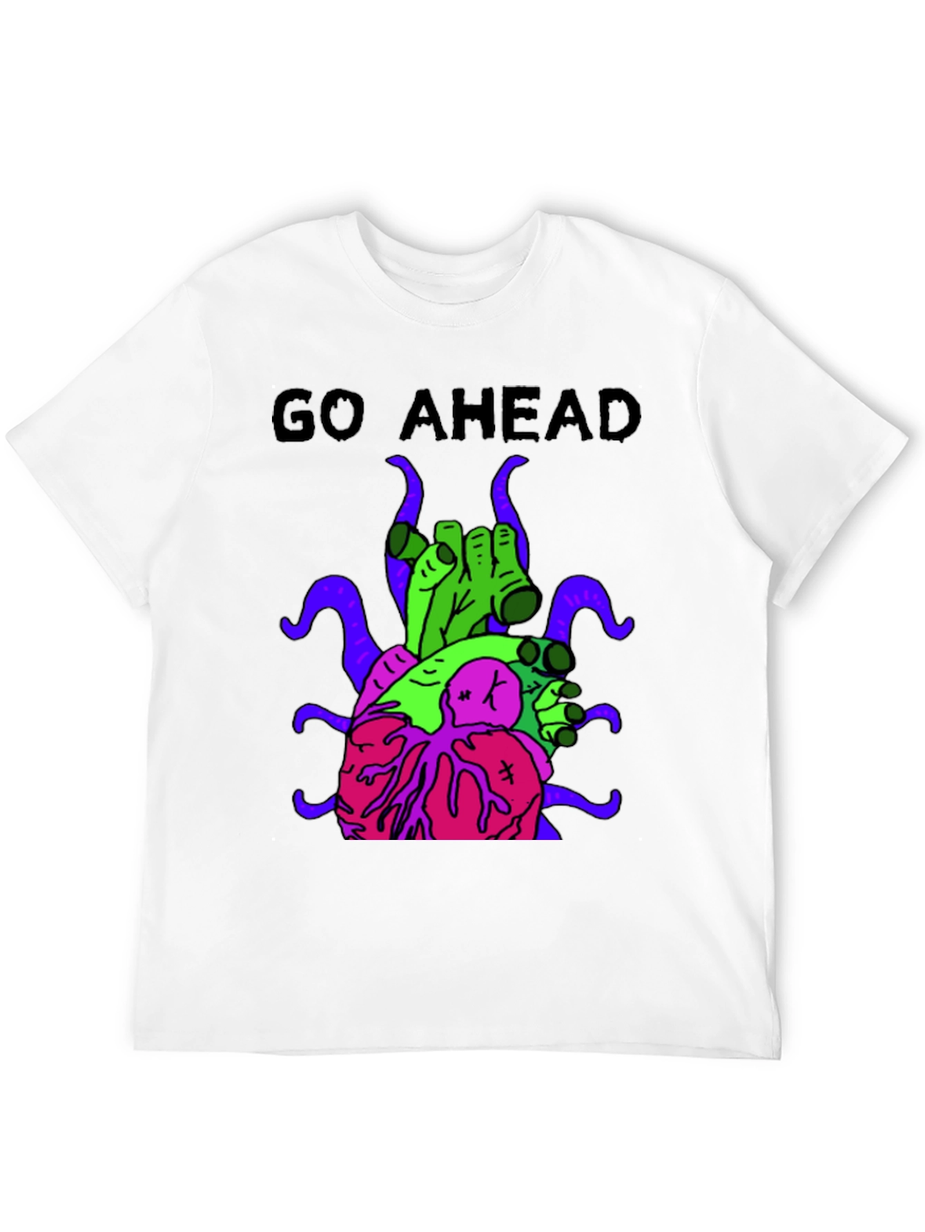 Go Ahead T-Shirt with Graphic Print