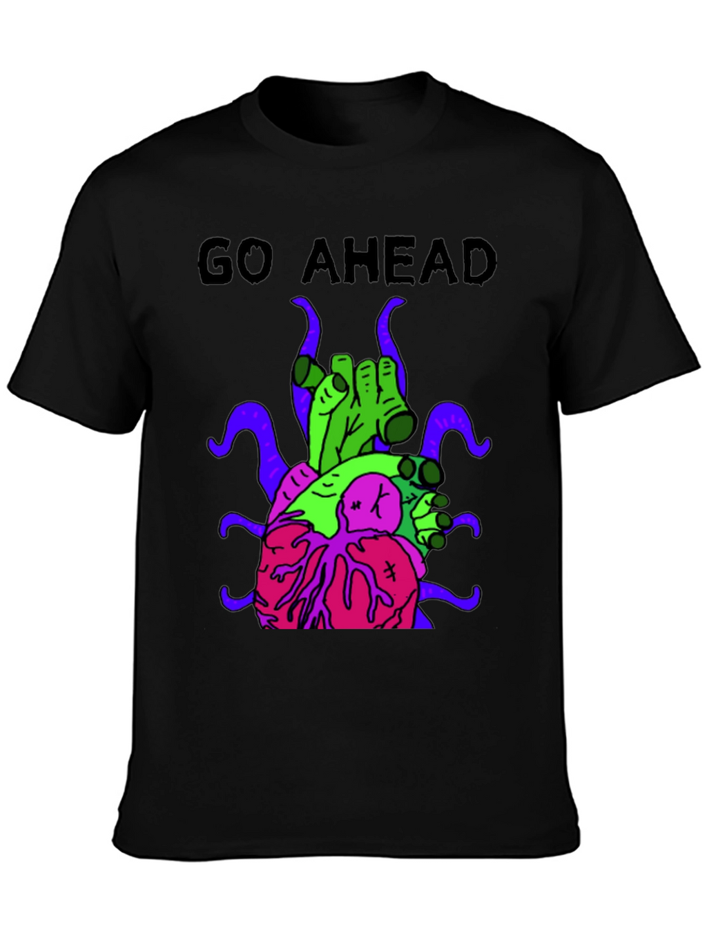 Go Ahead T-Shirt with Graphic Print