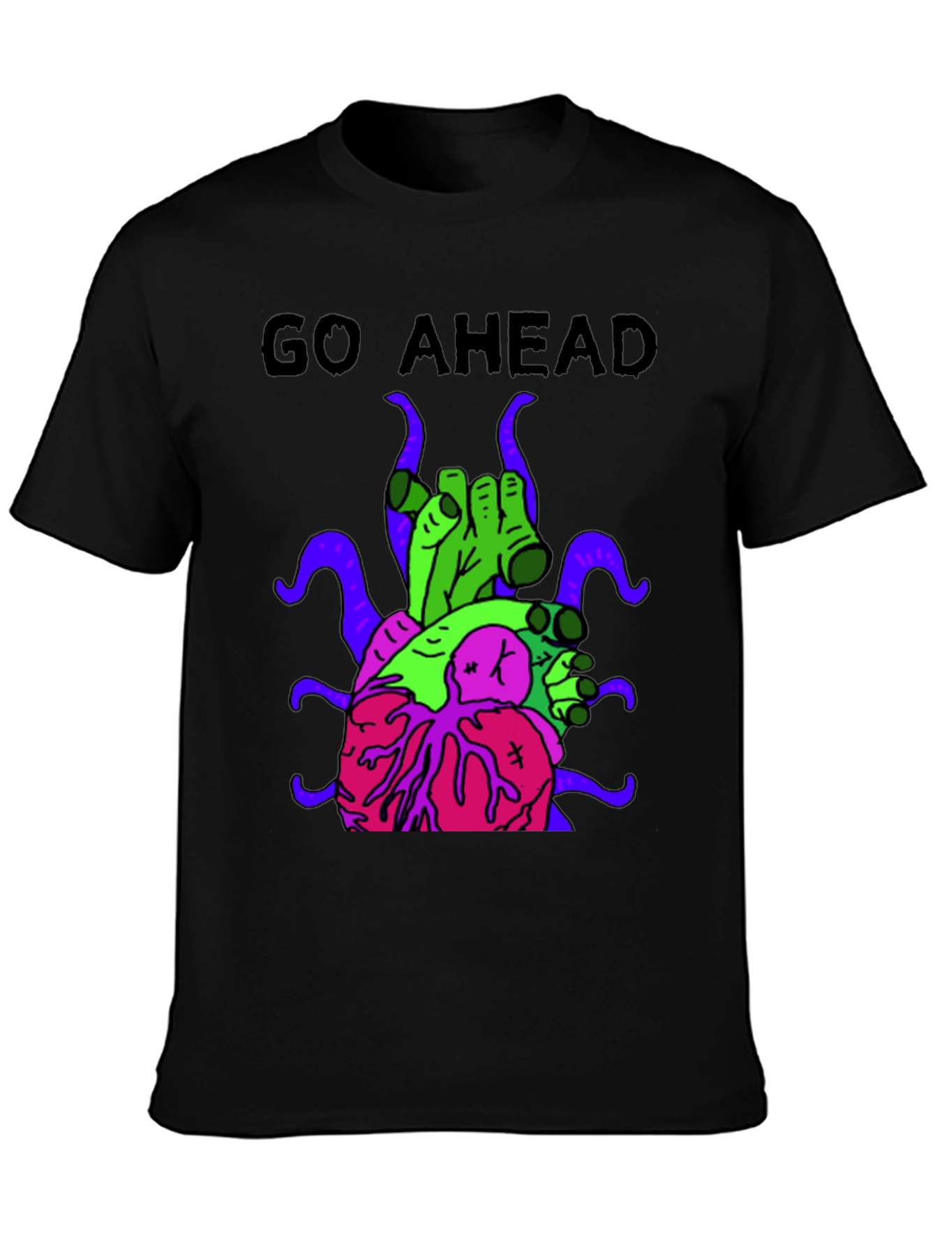 Go Ahead T-Shirt with Graphic Print