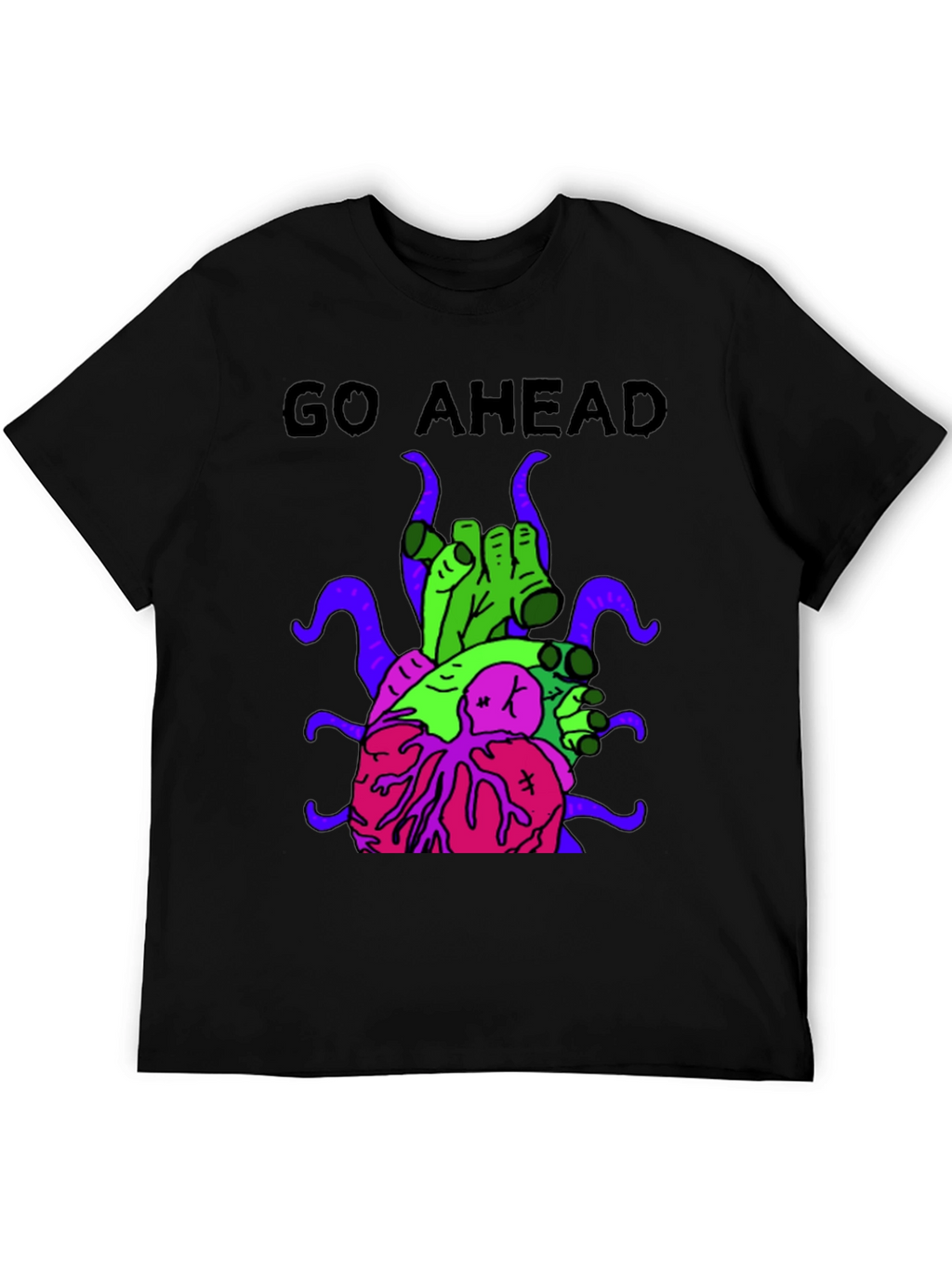 Go Ahead T-Shirt with Graphic Print