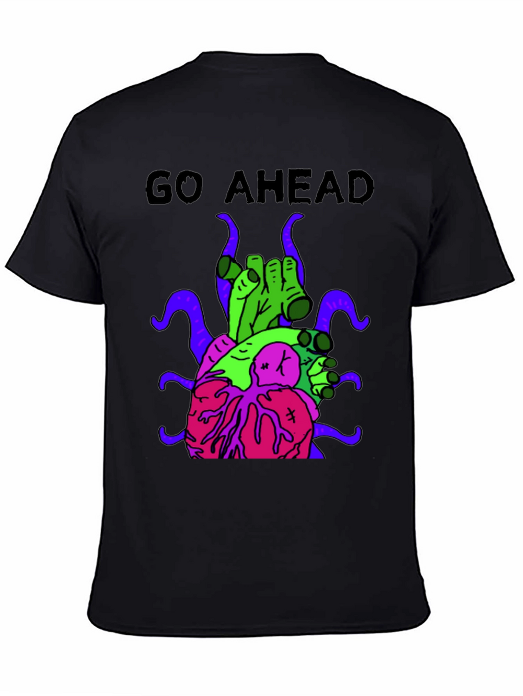 Go Ahead T-Shirt with Graphic Print