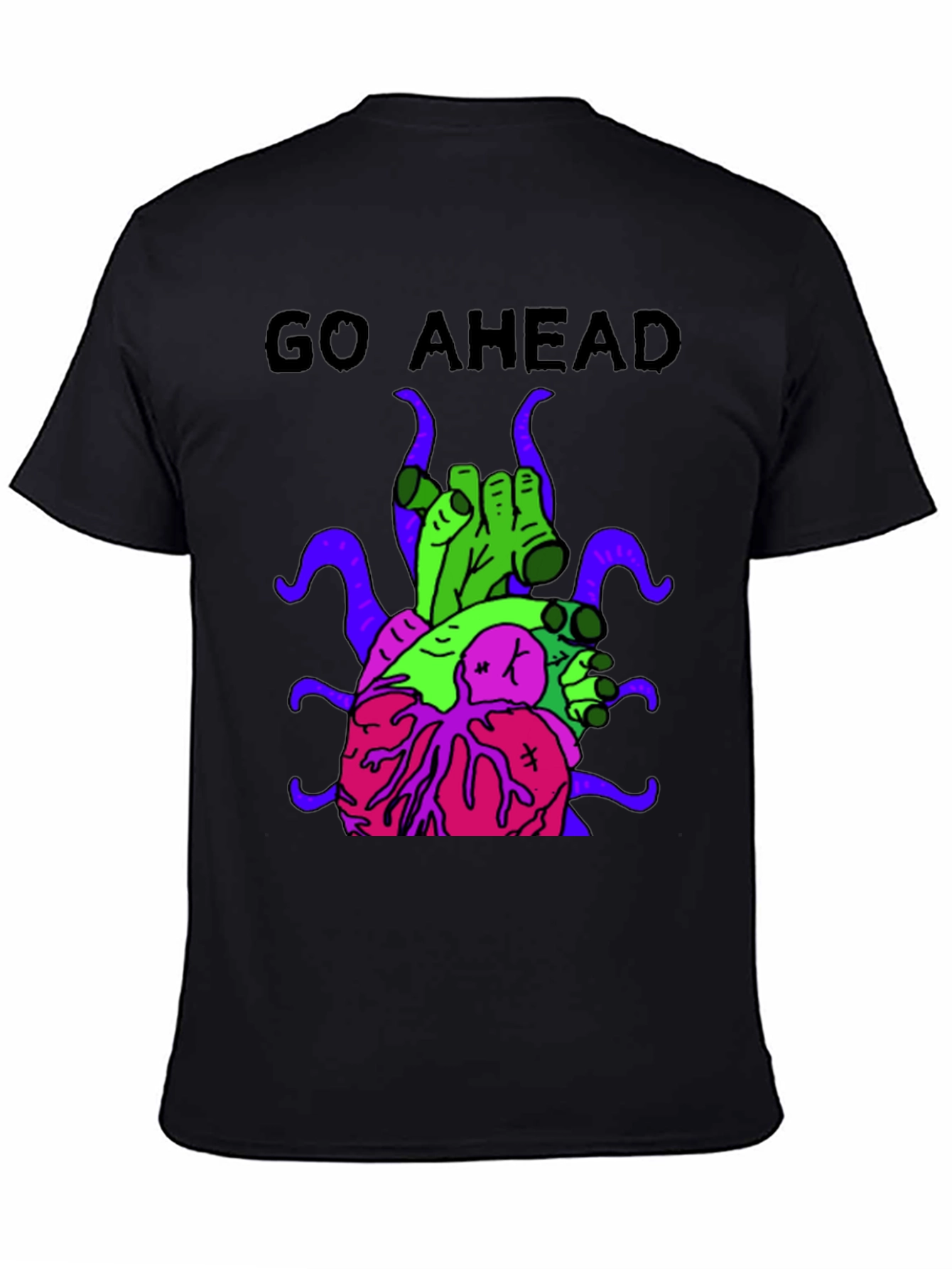 Go Ahead T-Shirt with Graphic Print