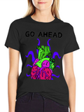 Go Ahead T-Shirt with Graphic Print