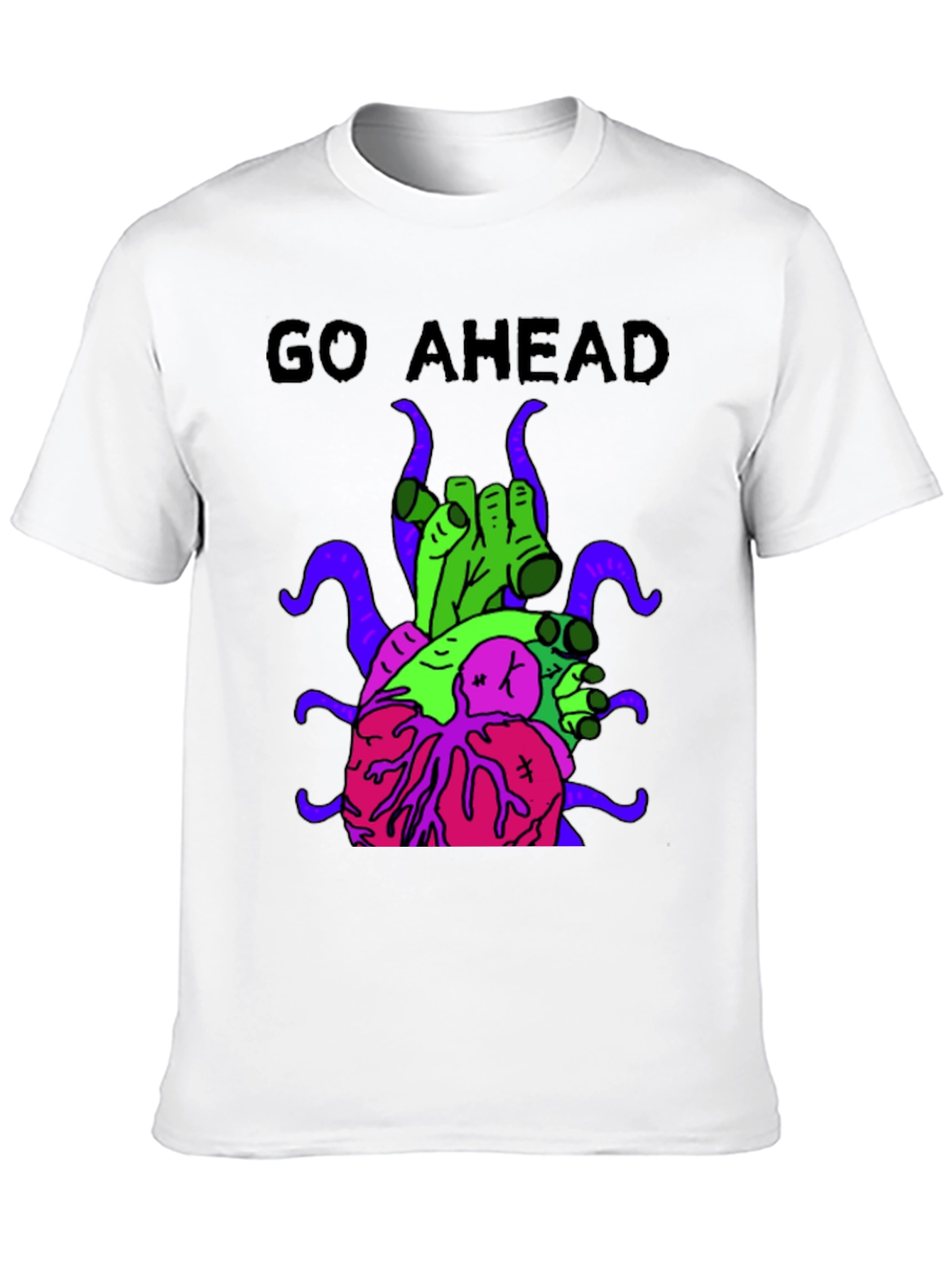 Go Ahead T-Shirt with Graphic Print